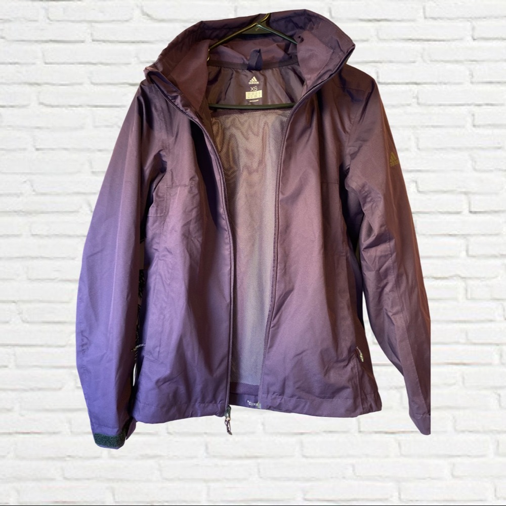 🛑SOLD🛑Adidas xClimaproof Windbreaker - Plum Color